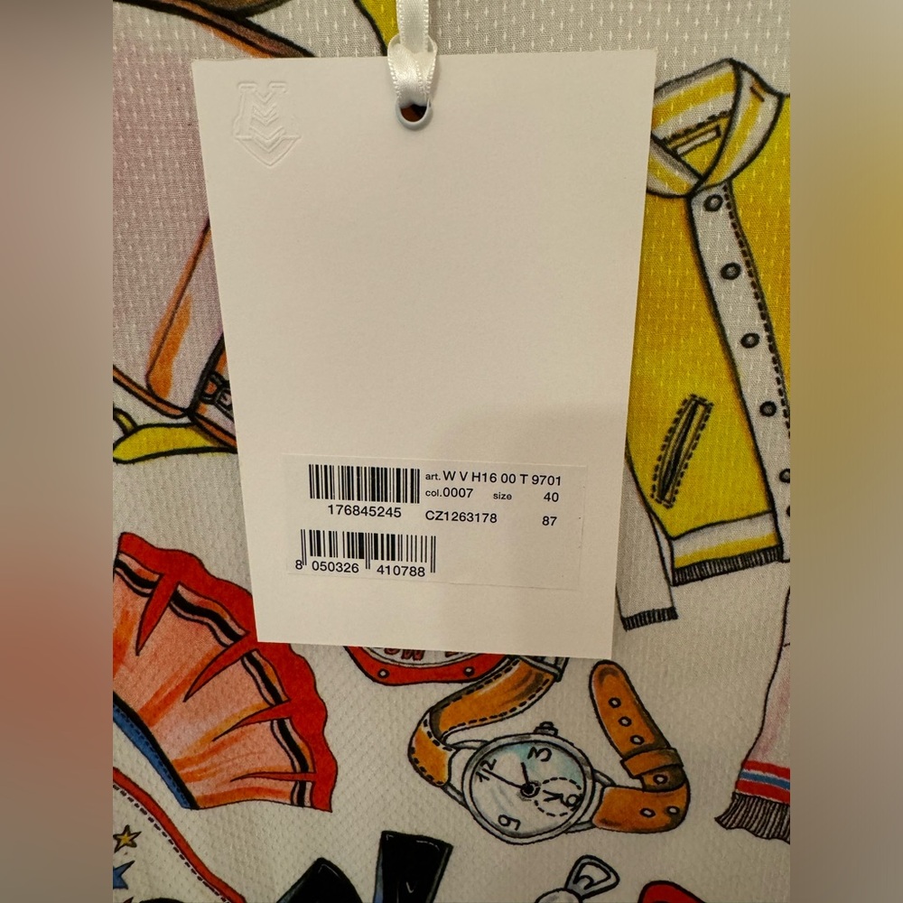 NWT Love Moschino Printed Dress - Italian Size 40 (US 4) - Picture 5 of 7